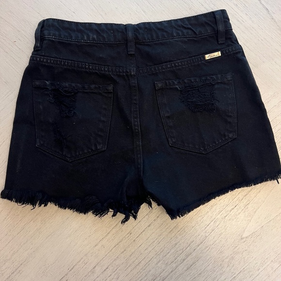 Black KanCan Jean Shorts - Picture 6 of 6